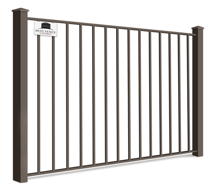 Aluminum fence features popular with Cincinnati homeowners